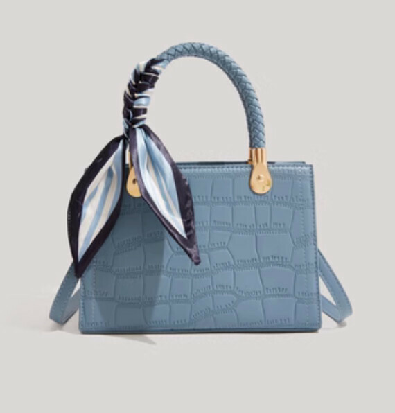 New large capacity portable tote bag (blue)