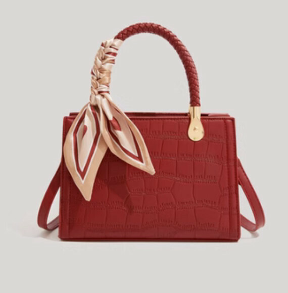 New large capacity portable tote bag (red)