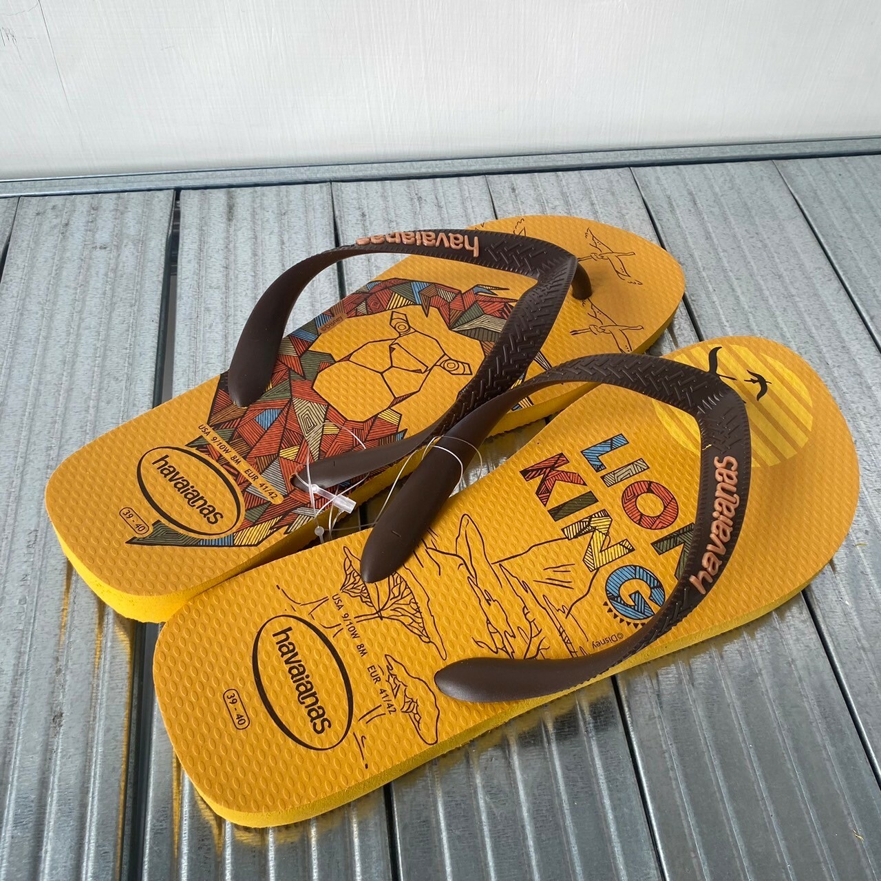 Havaianas 哈瓦仕 拖鞋 夾腳拖 幾何 獅子王 4148941-1740U