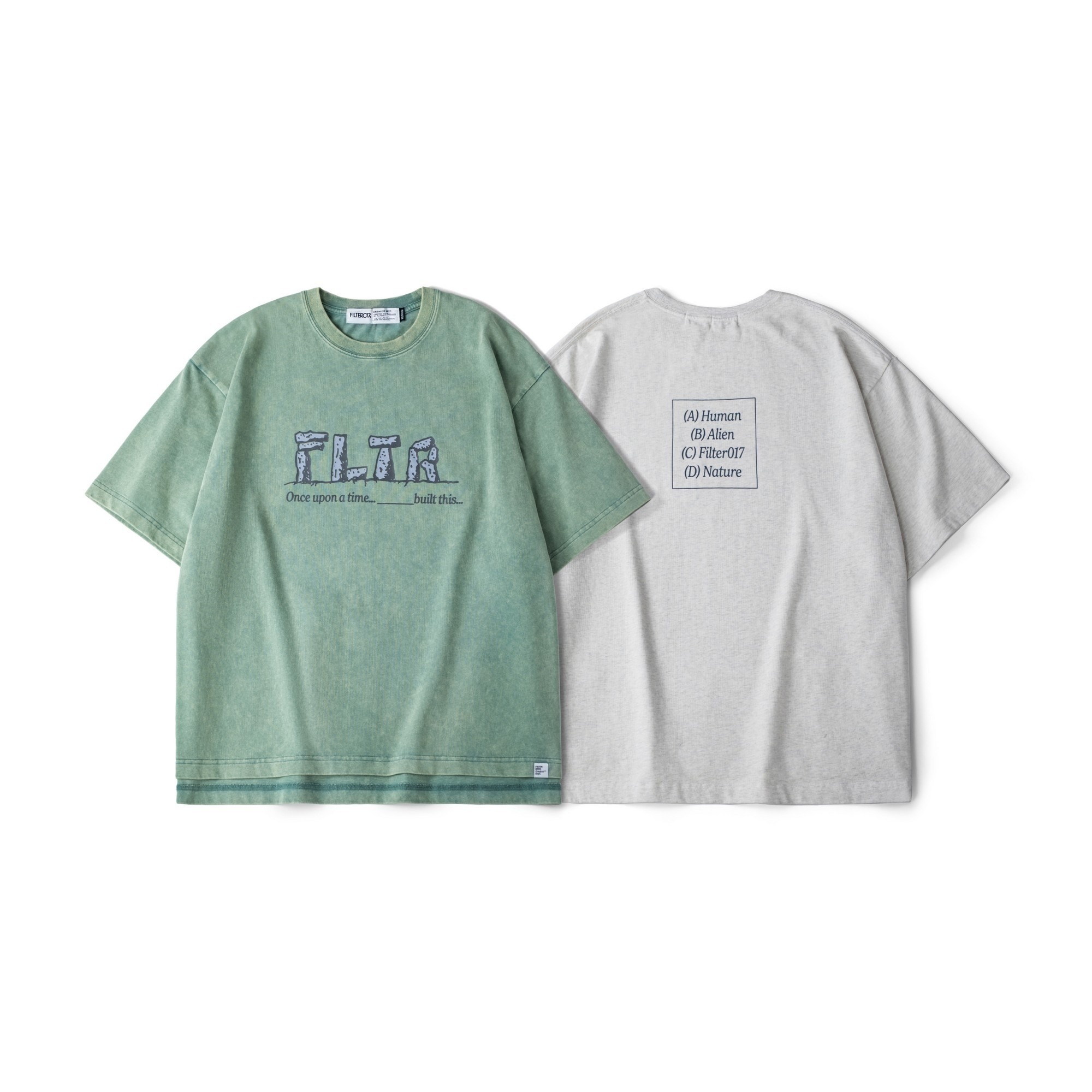 【現貨】FILTER017®  Stonehenge Graphic Washed Tee 巨石陣圖像水洗短tee