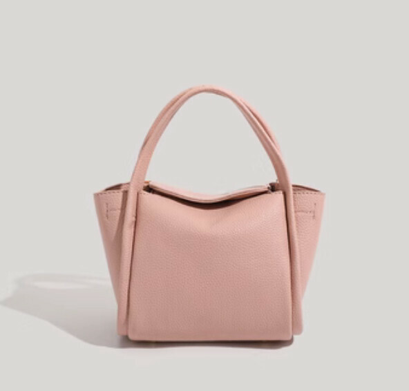 New pu leather commuter portable crossbody bag (pink)
