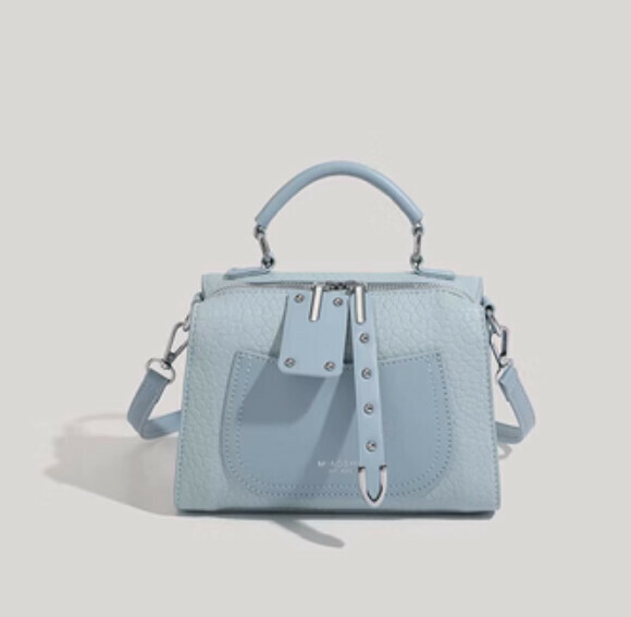 New pu leather hand shoulder crossbody bag (blue)