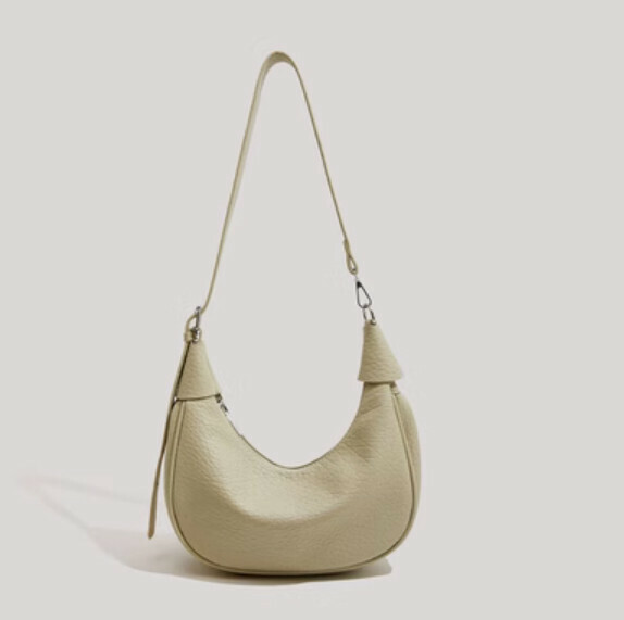 New pu leather high-end shoulder crossbody bag (Dianthus color)