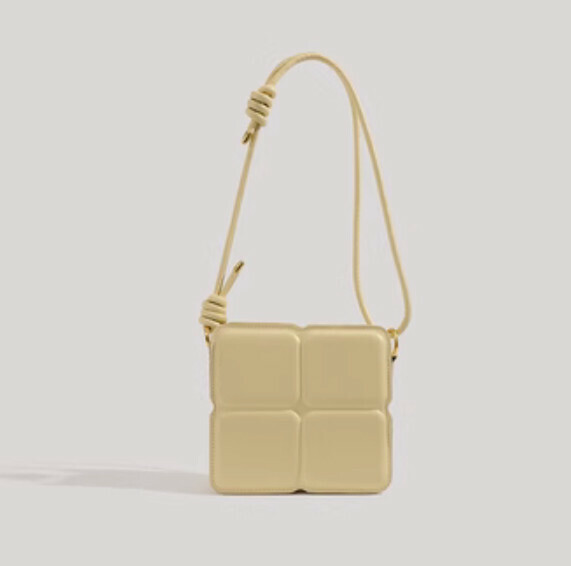 New pu leather mini shoulder crossbody bag (yellow)