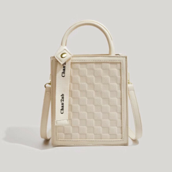 New commuter portable shoulder crossbody bag (off-white)