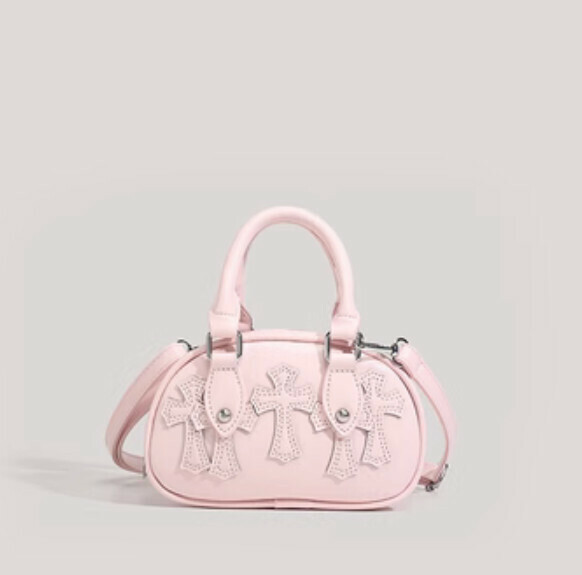 New high-end mini hand-held crossbody bag (pink)