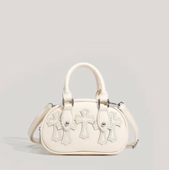 New high-end mini hand-held crossbody bag (off-white)