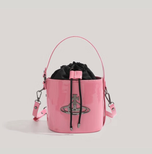 New large-capacity portable crossbody bag (rose pink)