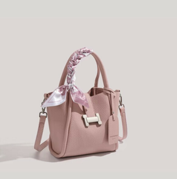 New commuter portable shoulder crossbody bag (pink)