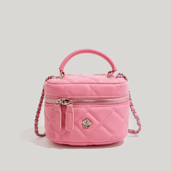 New diamond chain shoulder crossbody bag (pink large size)