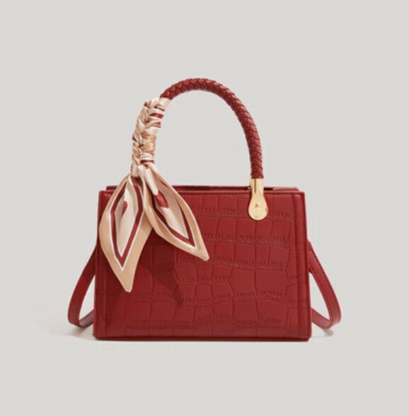 New large capacity portable tote bag (red)