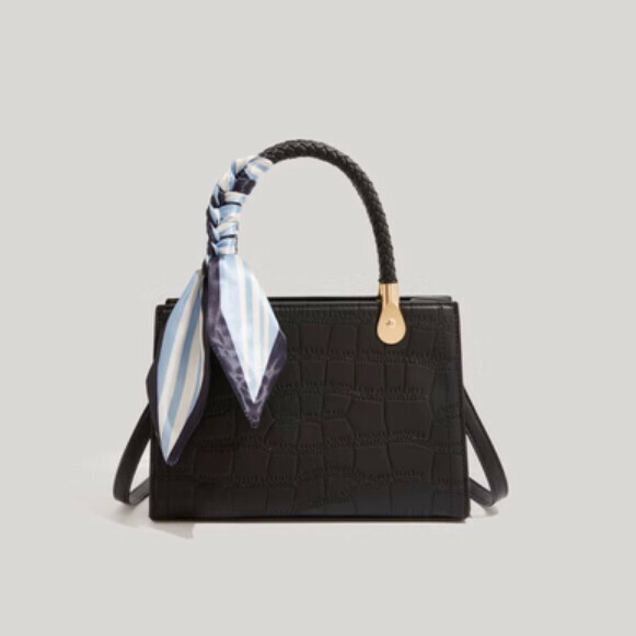 New large capacity portable tote bag (black)