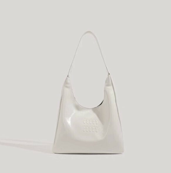 New versatile large-capacity armpit bag (white)