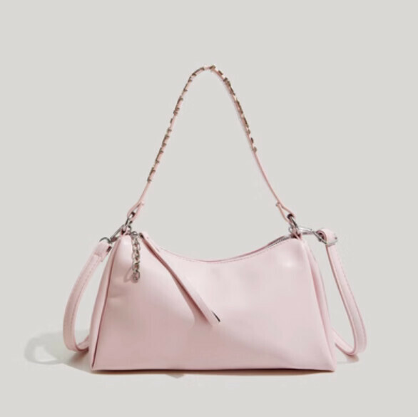 Hot selling casual fashion large capacity armpit bag (pink)
