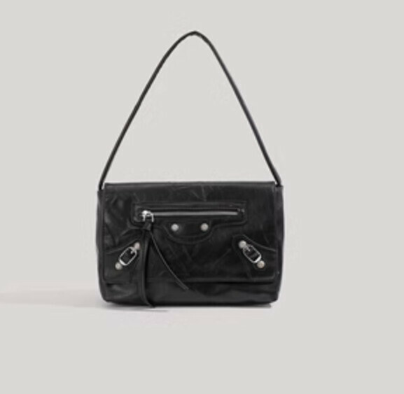 Hot Selling Simple Shoulder Handbag (Black)