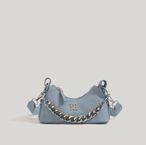 Hot Selling Vintage Denim Chain Bag (Light Blue)