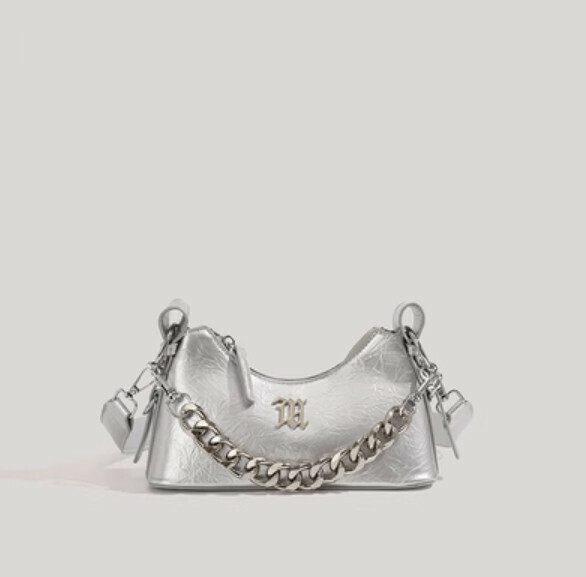 Hot Selling Vintage Denim Chain Bag (Silver)