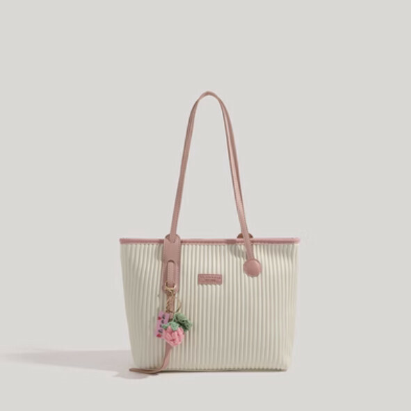 Hot Selling Casual Large Capacity Shoulder Tote Bag (Pink)