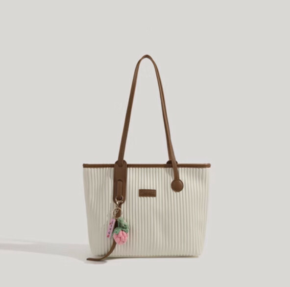 Hot Selling Casual Large Capacity Shoulder Tote Bag (Khaki Color)