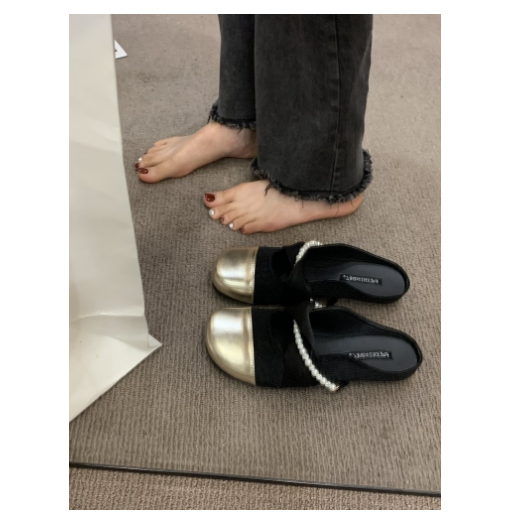 Hot Recommendation Baotou half-slip slippers (black small fragrance/size 35-39) (contact customer service after placing the order to confirm the delivery size)