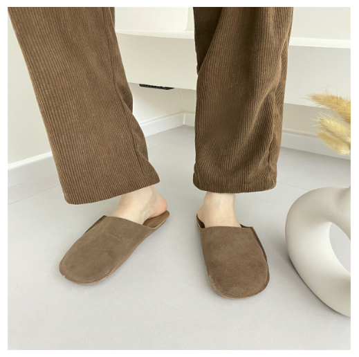 Hot Recommended Retro Solid Color Soft Flat Semi-Slip Sandals (Khaki/35-39 Sizes) (Contact customer service after placing the order to confirm the delivery size)