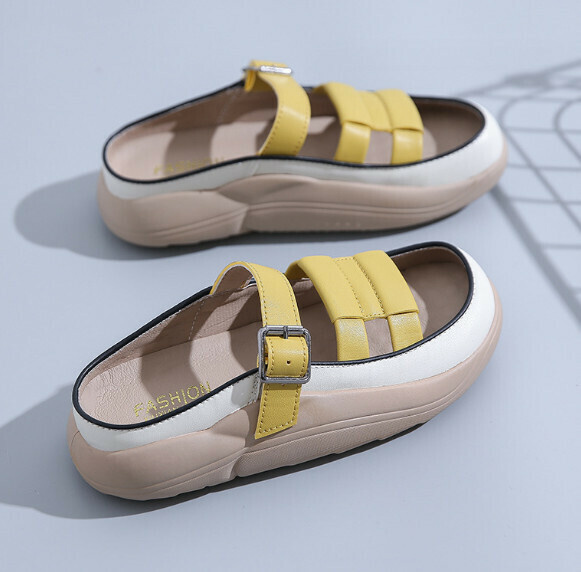 Hotly recommended soft-soled comfortable casual shoes (yellow) [size 35-40] [contact customer service after placing the order to confirm the delivery size]