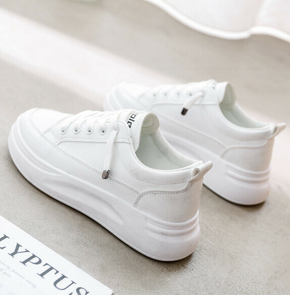 Popular breathable sneakers (D08 white) [size 35-40] [contact customer service after placing order to confirm delivery size]