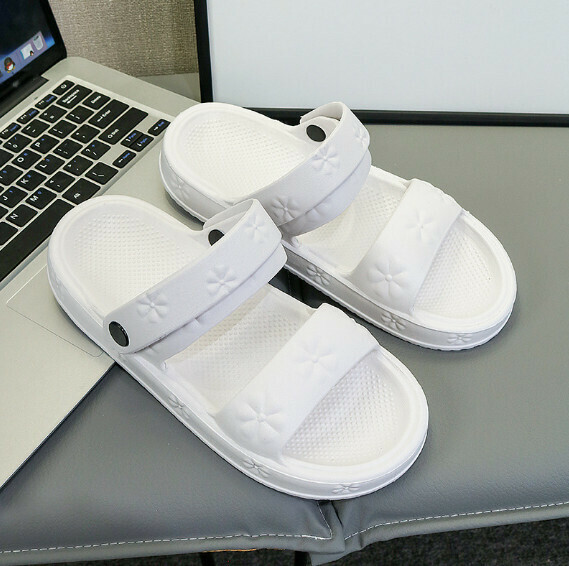 New anti-slip soft-soled slip-on sandals (white) [size 35-40] [contact customer service after placing the order to confirm the delivery size]