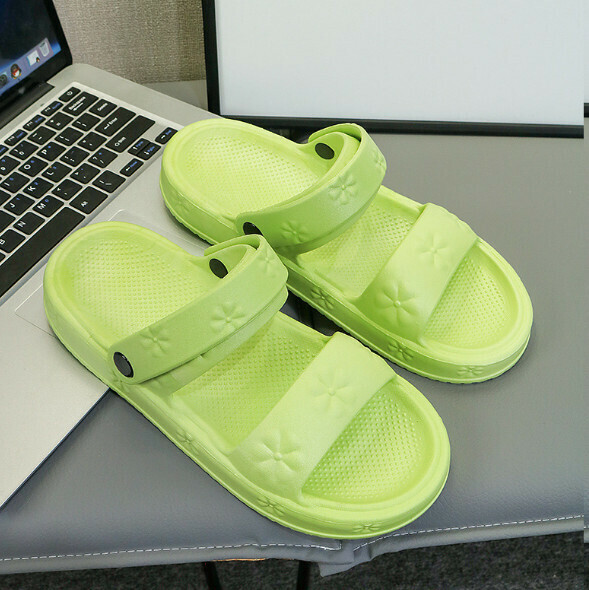 New anti-slip soft-soled slip-on sandals (fruit green) [size 35-40] [contact customer service after placing the order to confirm the delivery size]