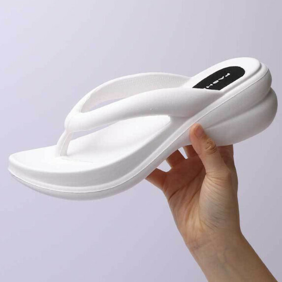 New type of flip-flops for women (white [size 35_40] (contact customer service after placing order to confirm delivery size)