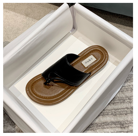 New soft-soled slip-on slippers (black size 35-40) (contact customer service after placing the order to confirm the delivery size)