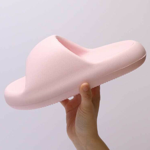 New bread thick-soled sandals for women (pink [size 36_45] (contact customer service after placing the order to confirm the delivery size)