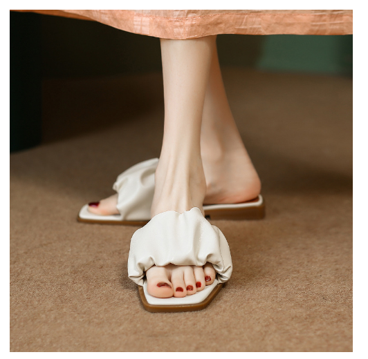 New retro open-toe sandals (off-white, sizes 35-40) (contact customer service after placing an order to confirm the delivery size)