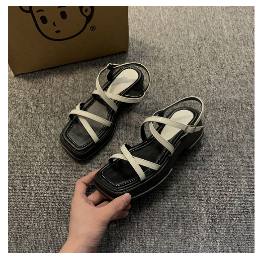 Hot selling thick-soled sandals (off-white/size 35-40) (contact customer service after placing the order to confirm the delivery size)