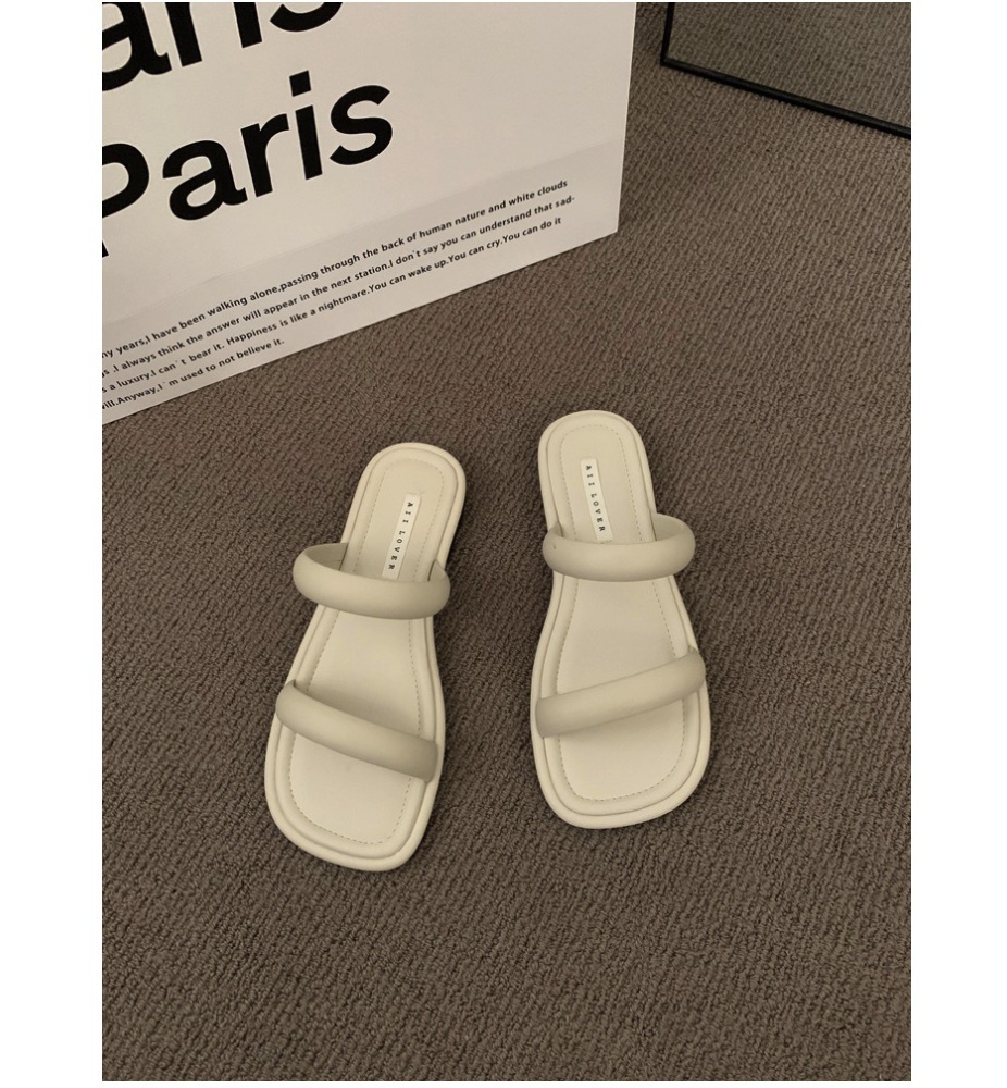 Hot selling French retro sandals (off-white - size: 35-40) (contact customer service after placing the order to confirm the delivery size)
