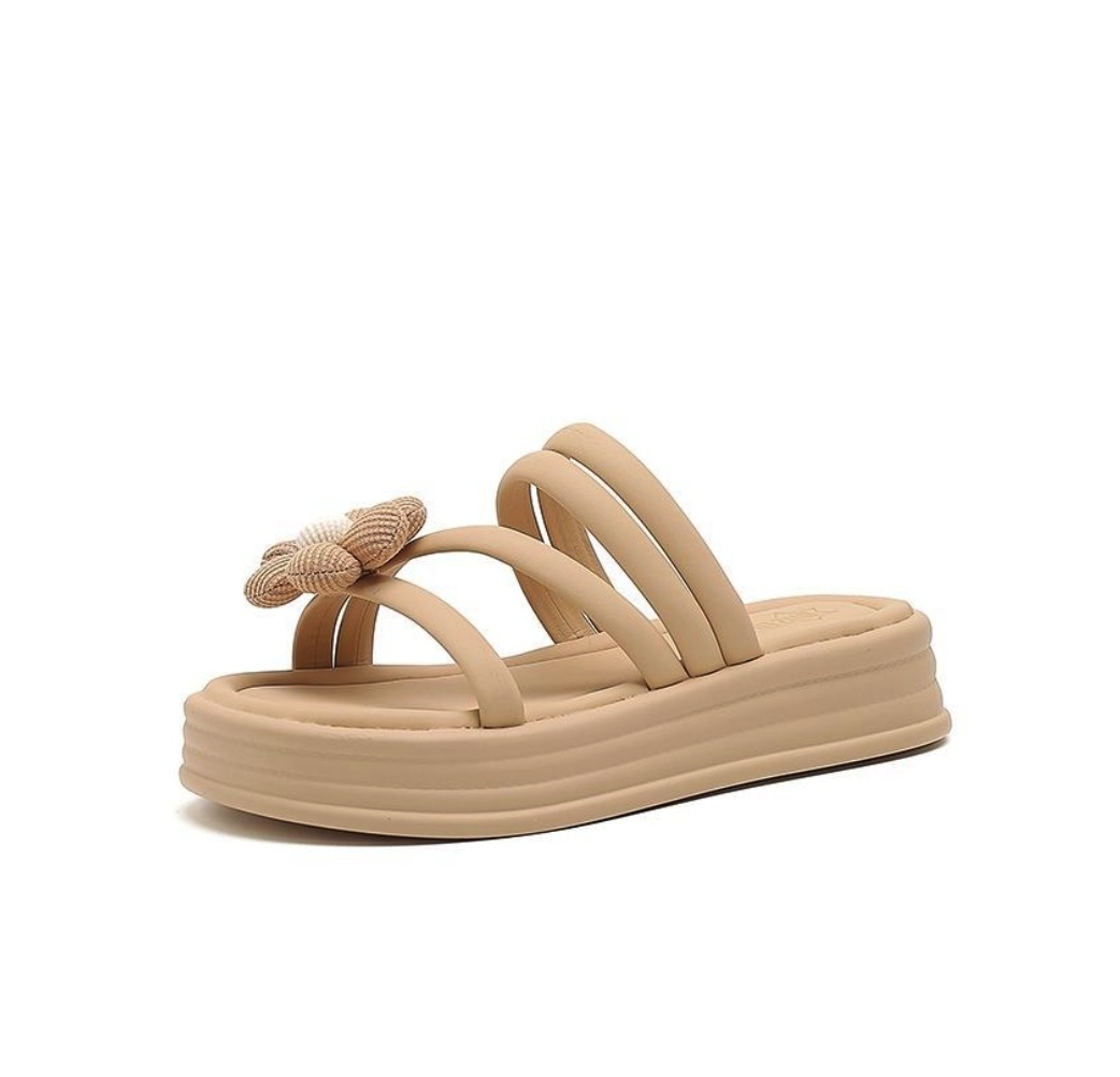 Hot-selling Western-style and versatile thick-soled forest sandals (khaki - size: 35-40) (contact customer service after placing the order to confirm the delivery size)