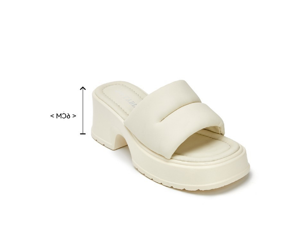 Hot selling thick heel flat sandals (beige/size 35-40) (contact customer service after placing the order to confirm the delivery size)