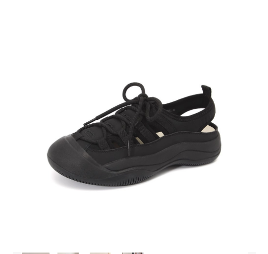 Hot selling hollow breathable Roman sandals (black/size 35-40) (contact customer service after placing the order to confirm the delivery size)