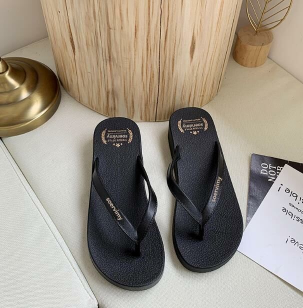 Hot selling (black size 36-40) slippers and flip-flops (contact customer service after placing order to confirm delivery size)