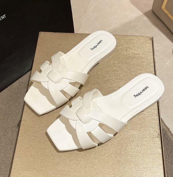 Hot selling (white size 35-40) slippers and slippers (contact customer service after placing order to confirm delivery size)