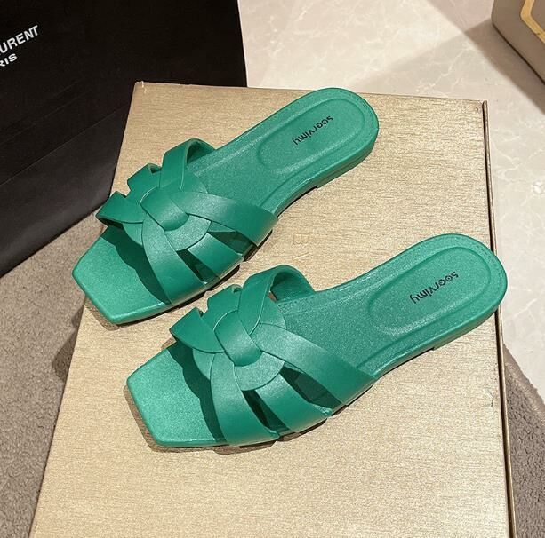 Hot selling (green size 35-40) slippers and slippers (contact customer service after placing the order to confirm the delivery size)