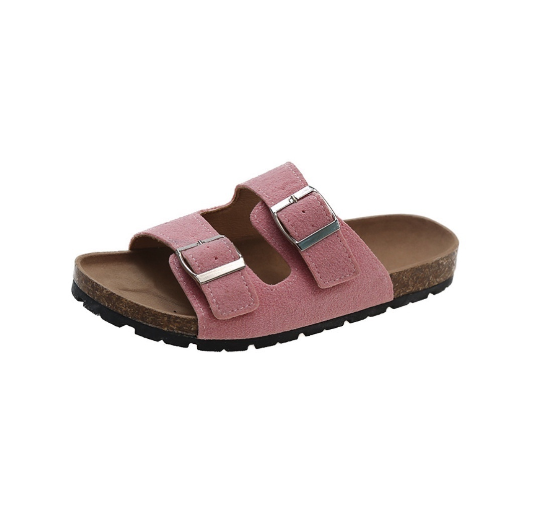 Hot selling fairy casual thick-soled women's sandals (pink) (size 35-40) (contact customer service after placing the order to confirm the delivery size)