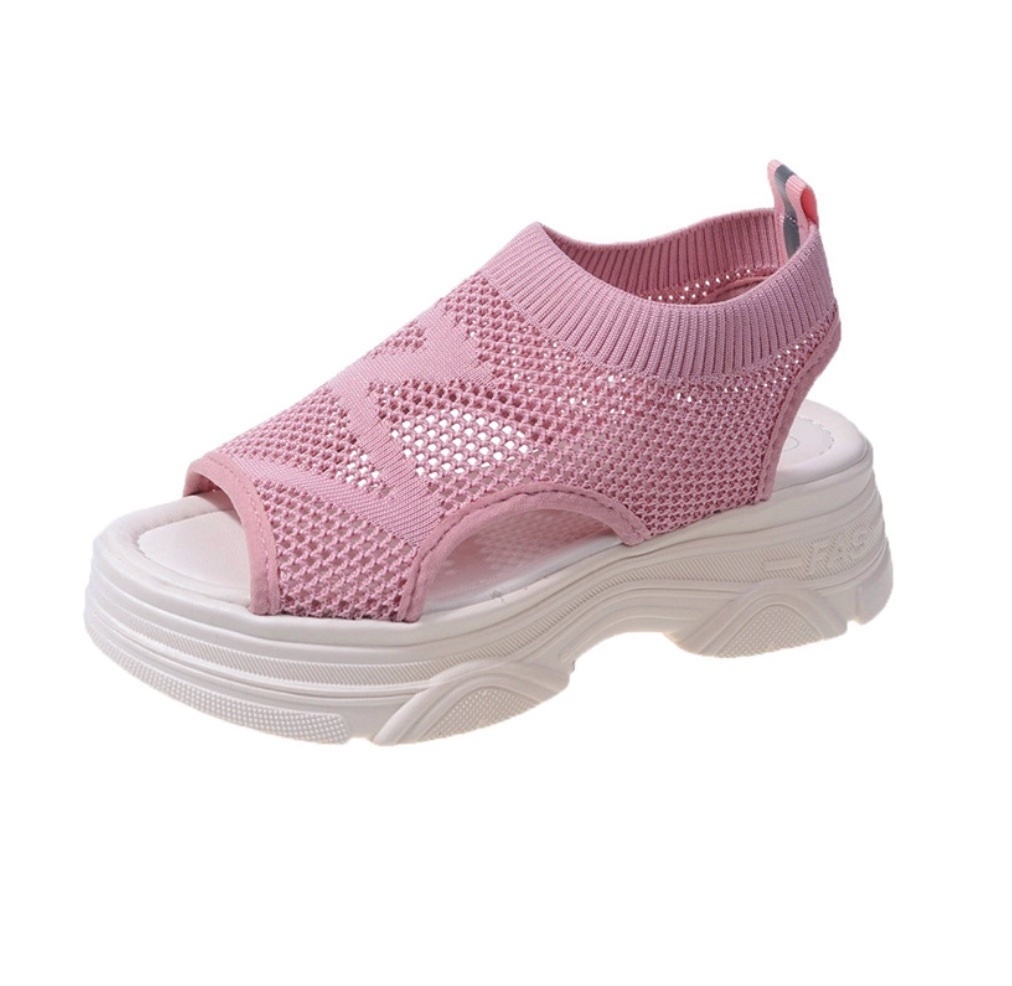 Popular mesh sports sandals (pink) (size 35-40) (contact customer service after placing the order to confirm delivery size)