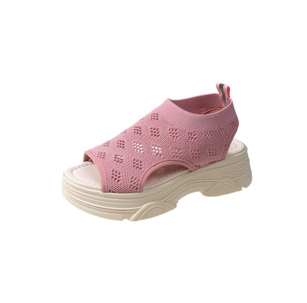 Popular mesh sports sandals (pink) (size 35-40) (contact customer service after placing the order to confirm delivery size)