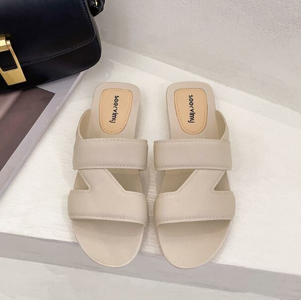 Hot style (apricot color size 35-40) slippers and slippers (contact customer service after placing the order to confirm the delivery size)