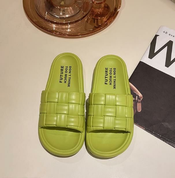 Hot style (green size 36-40) slippers, beach shoes, flip flops (contact customer service after placing the order to confirm the delivery size)