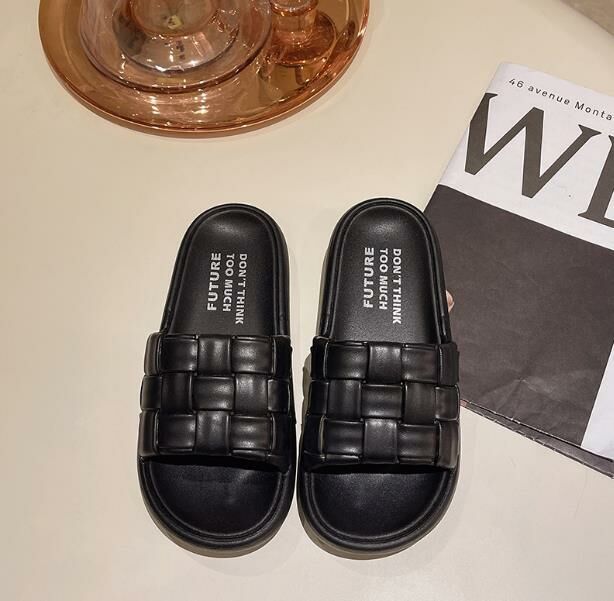 Hot style (black size 36-37) slippers, beach shoes, flip flops (contact customer service after placing the order to confirm the delivery size)