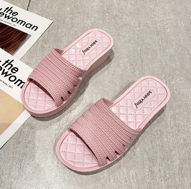 Hot style (leather red size 35-40) slippers and slippers (contact customer service after placing the order to confirm the delivery size)
