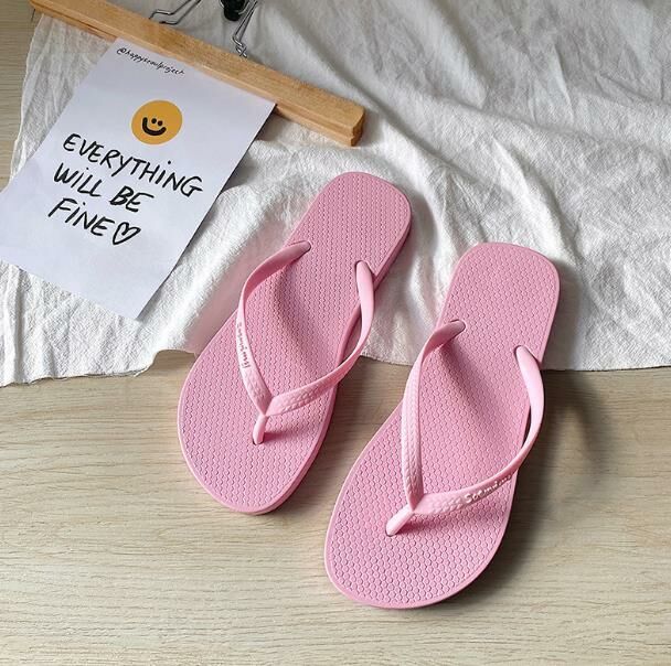 Popular style (pink size 33-40) women's flip-flops, flip-flops, sandals (contact customer service after placing the order to confirm delivery size)