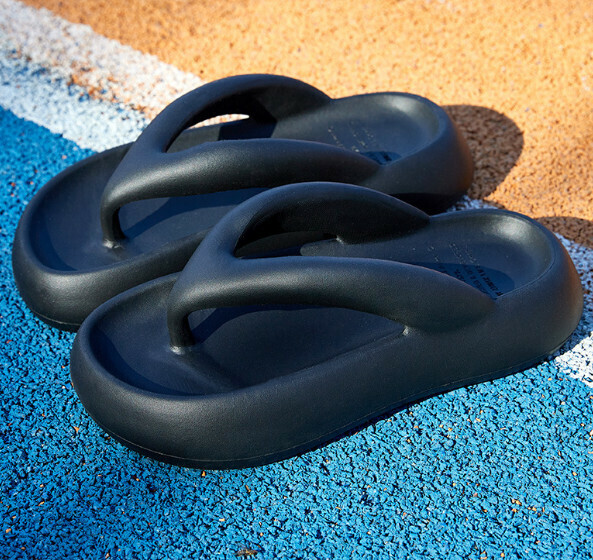 Popular flip-flops that feel like shit [black] (size: 36-41) [please contact customer service to confirm the delivery size after placing the order]